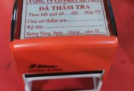 Khắc dấu đã thẩm tra